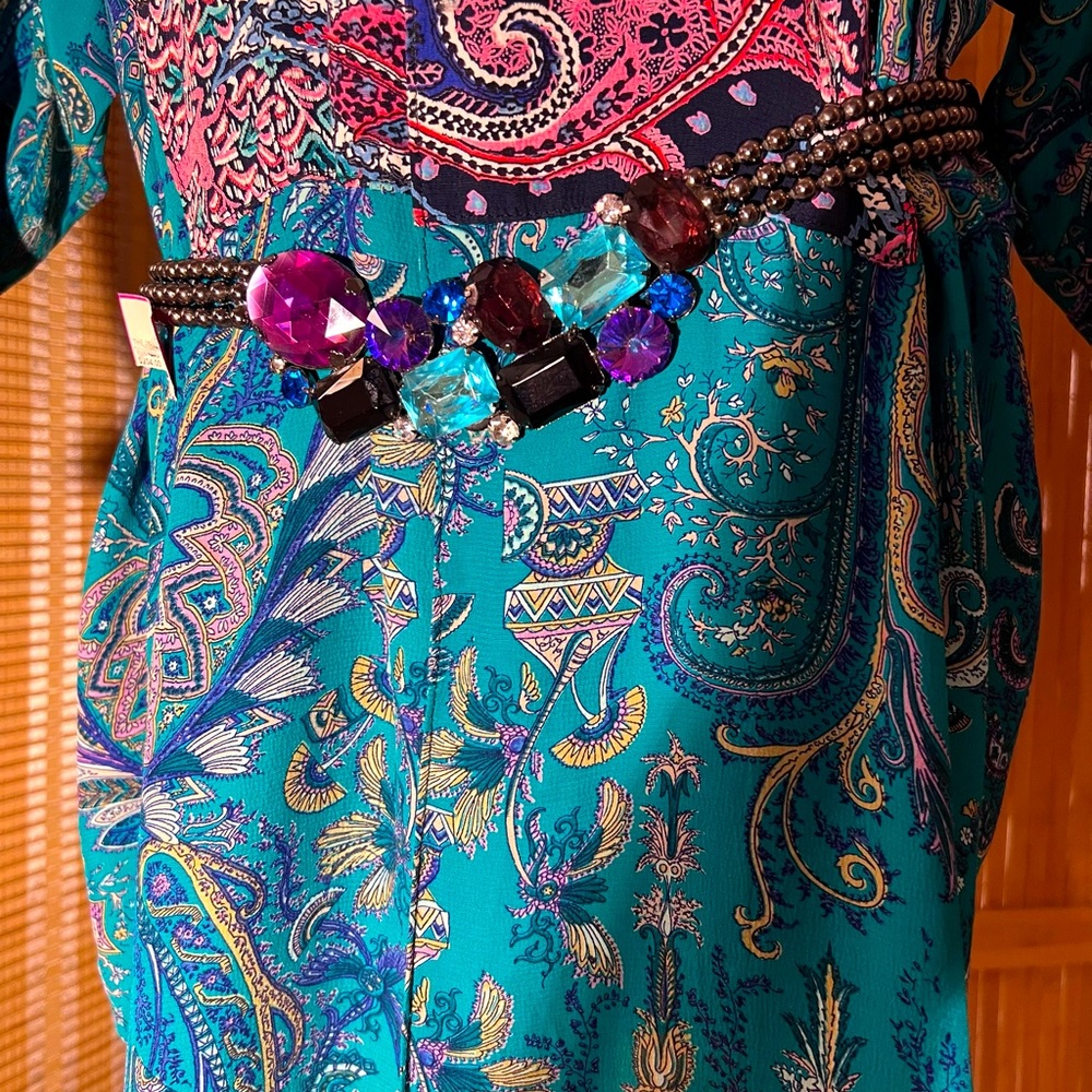 Beautiful and one-of-kind multicolor belt.